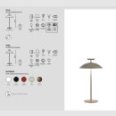 Kartell Tischleuchte Mini Geen-A - Battery Version