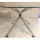 CS/4019-RD  110 G - Abmessung:  B/T/H ca 110/110/74 cm - Gestell: verchromt - Platte: Glas