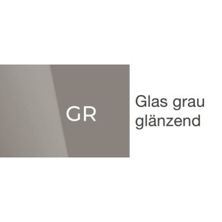 GR Glas grau glänzend