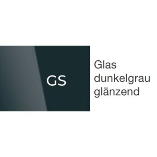 GS Glas dunkelgrau glänzend